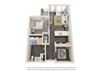 One-Bedroom w/office space